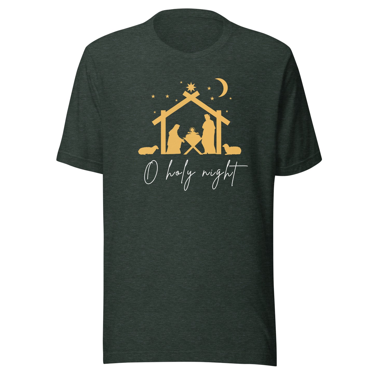 O Holy Night Manger Unisex t-shirt