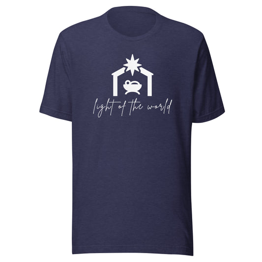 Light of the World Manger Unisex t-shirt