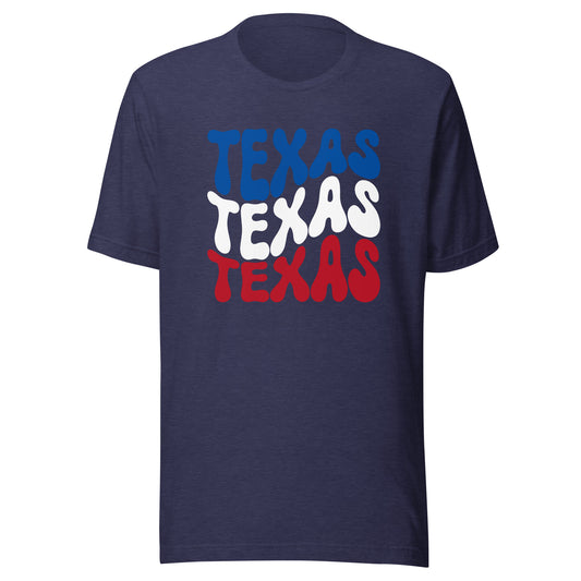 Texas Texas Texas Unisex t-shirt