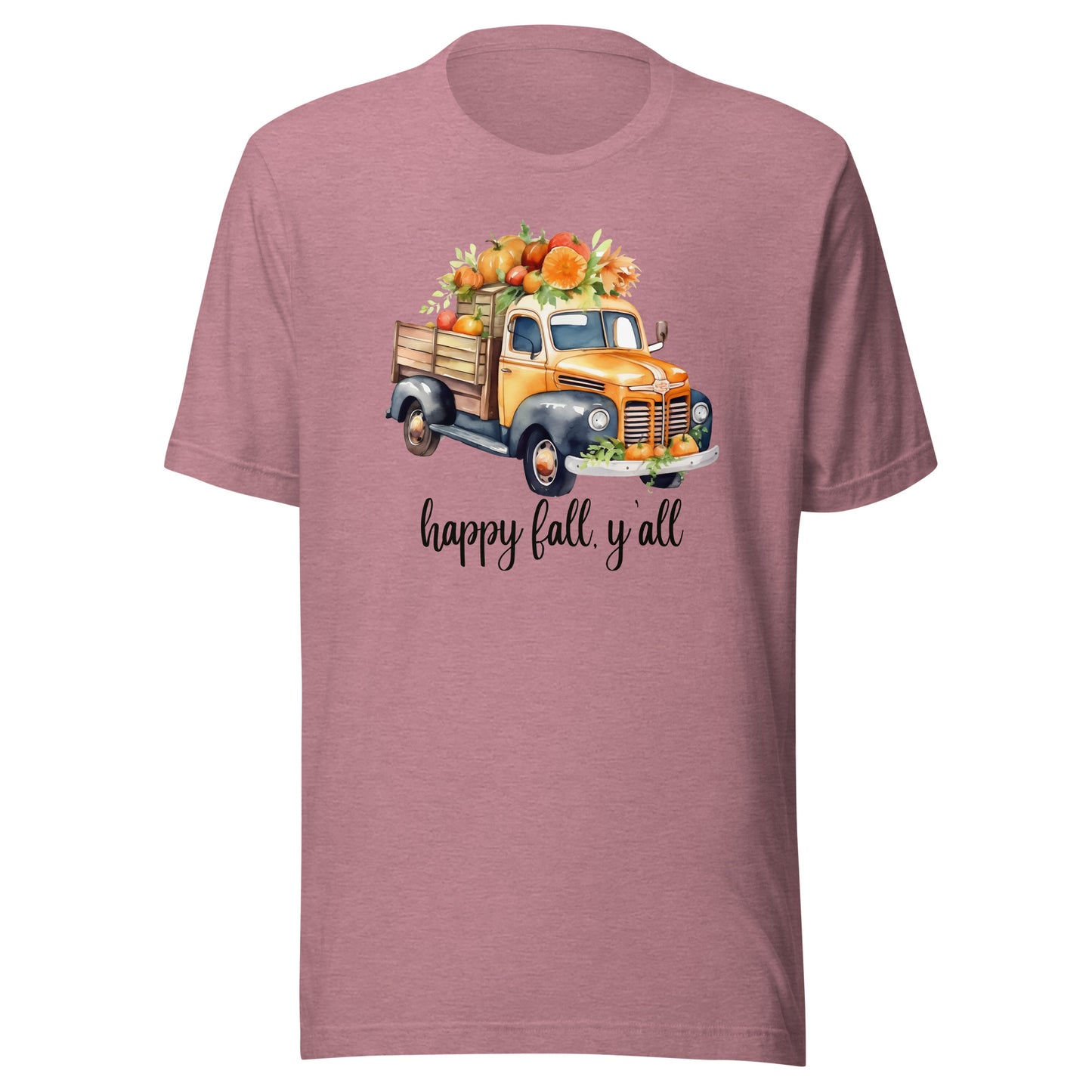 Truck Happy Fall, Y'all Unisex t-shirt