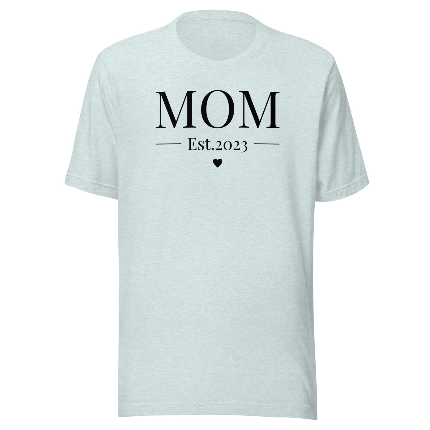 Mom Est. 2023 Unisex t-shirt