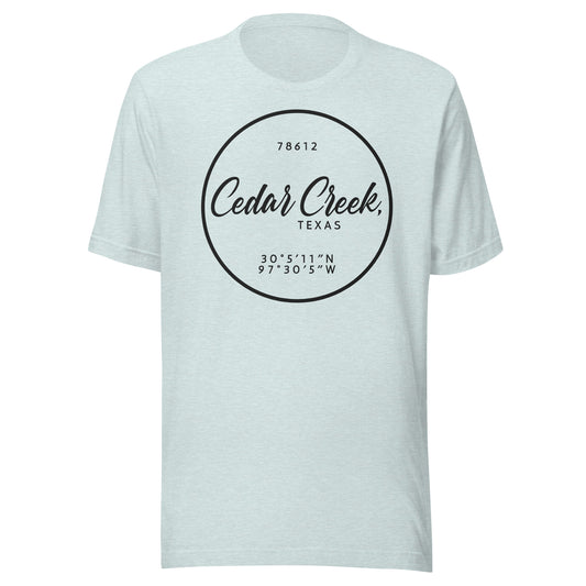 Cedar Creek Coordinates Unisex t-shirt