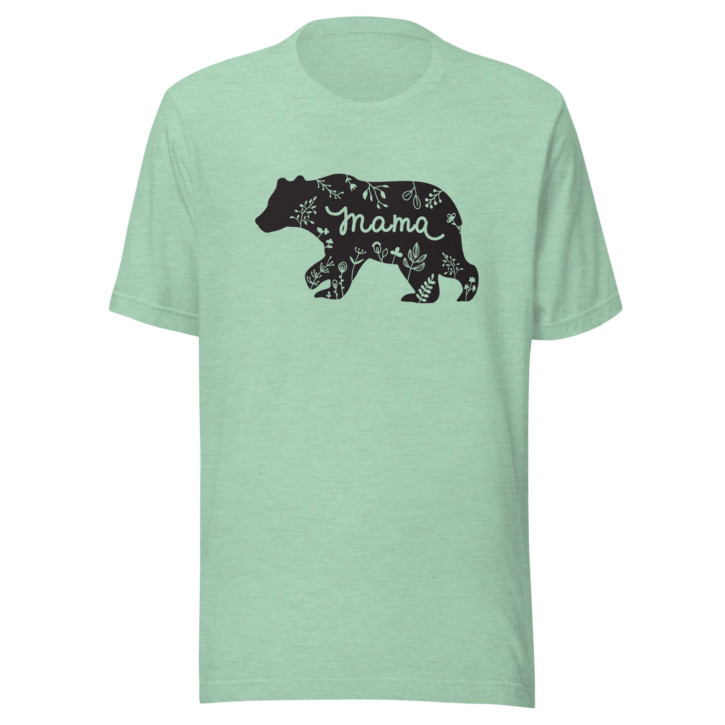 Mama Floral Bear Unisex t-shirt