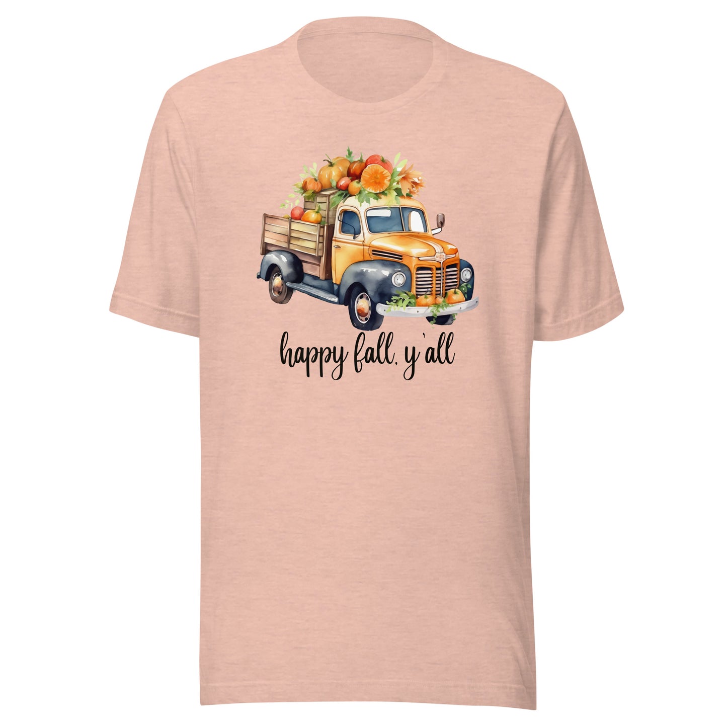 Truck Happy Fall, Y'all Unisex t-shirt