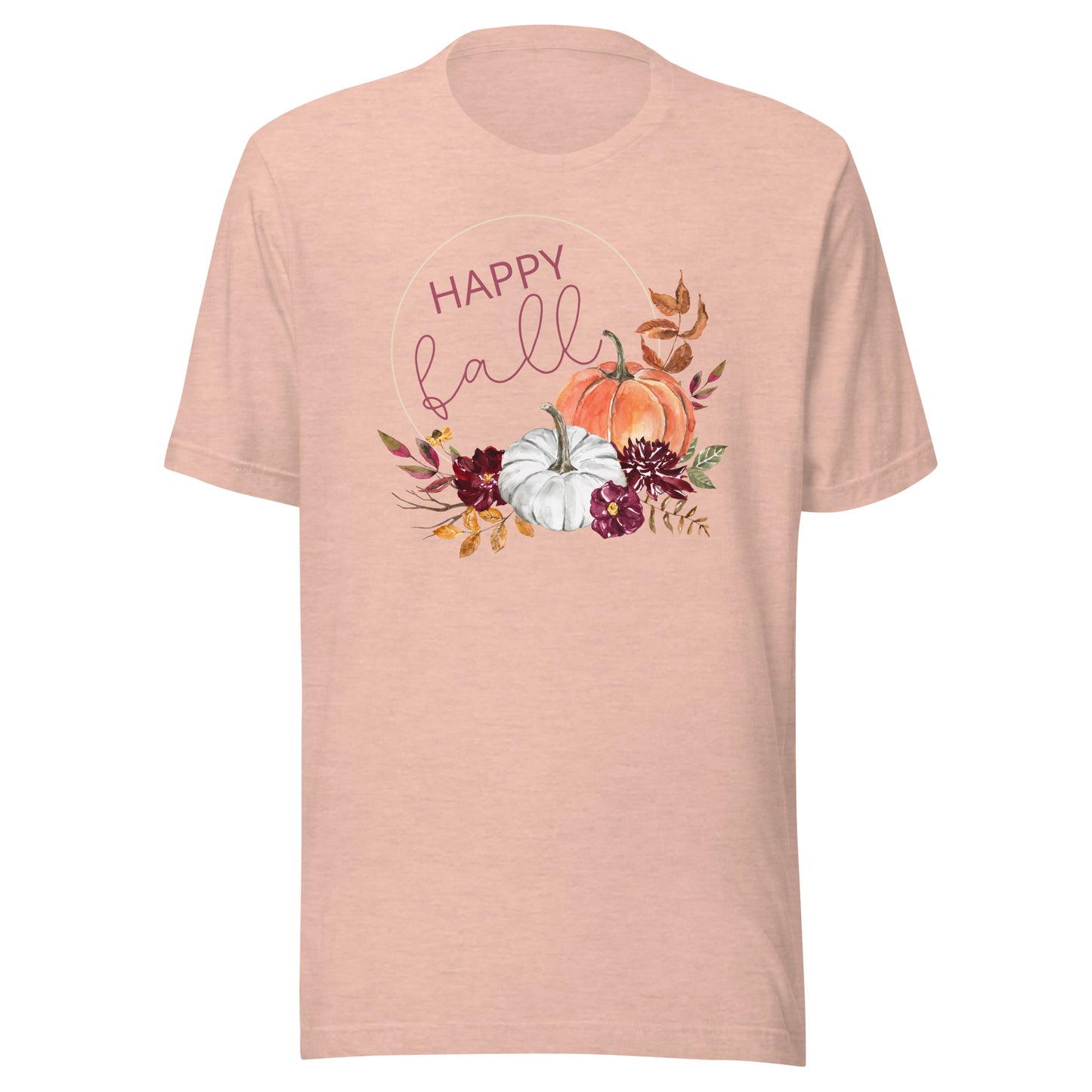 Happy Fall Circle Unisex t-shirt