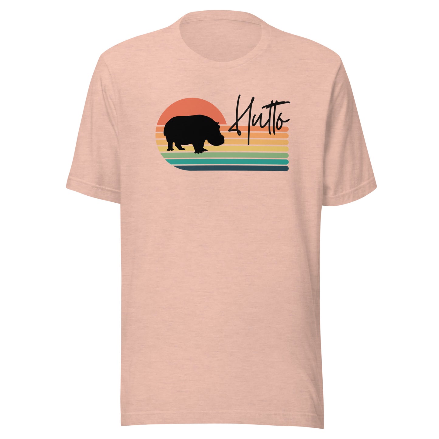 Hutto Hippo Sunset Unisex t-shirt