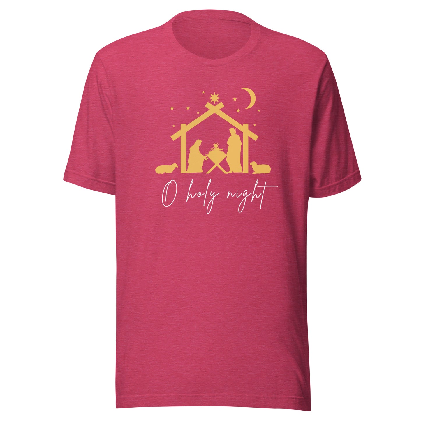 O Holy Night Manger Unisex t-shirt