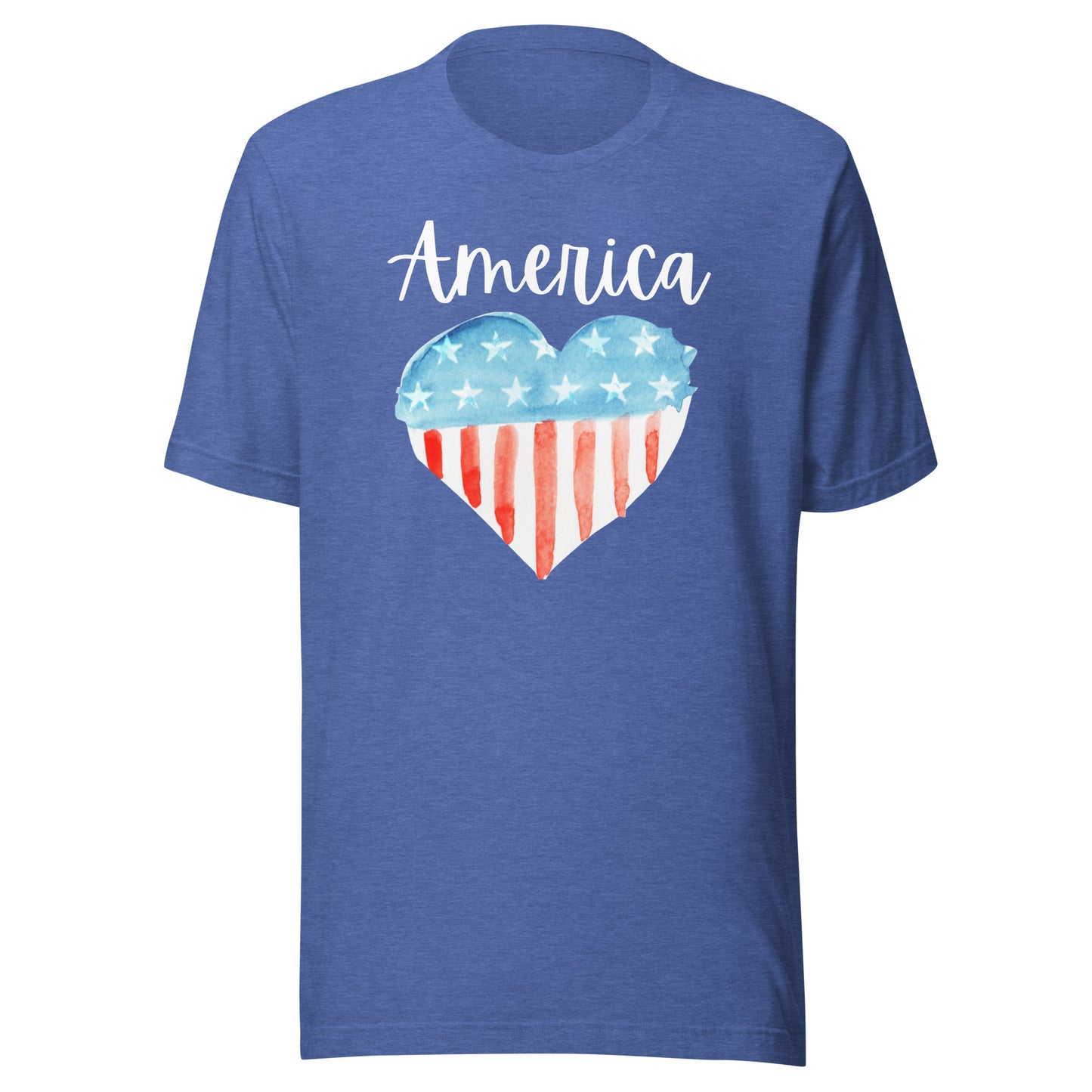 America Heart Unisex t-shirt