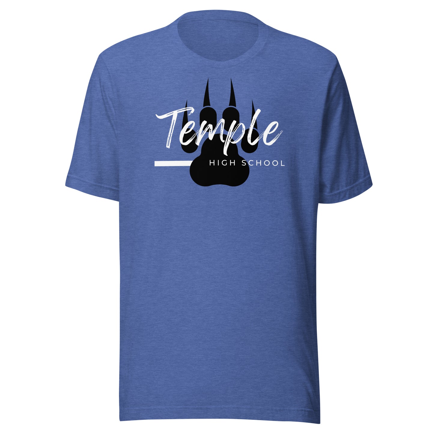 Temple HS Paw Unisex t-shirt