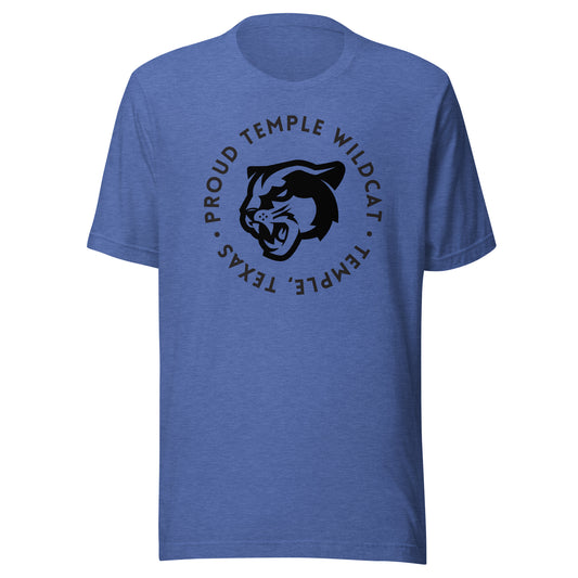 Proud Temple Wildcat Unisex t-shirt