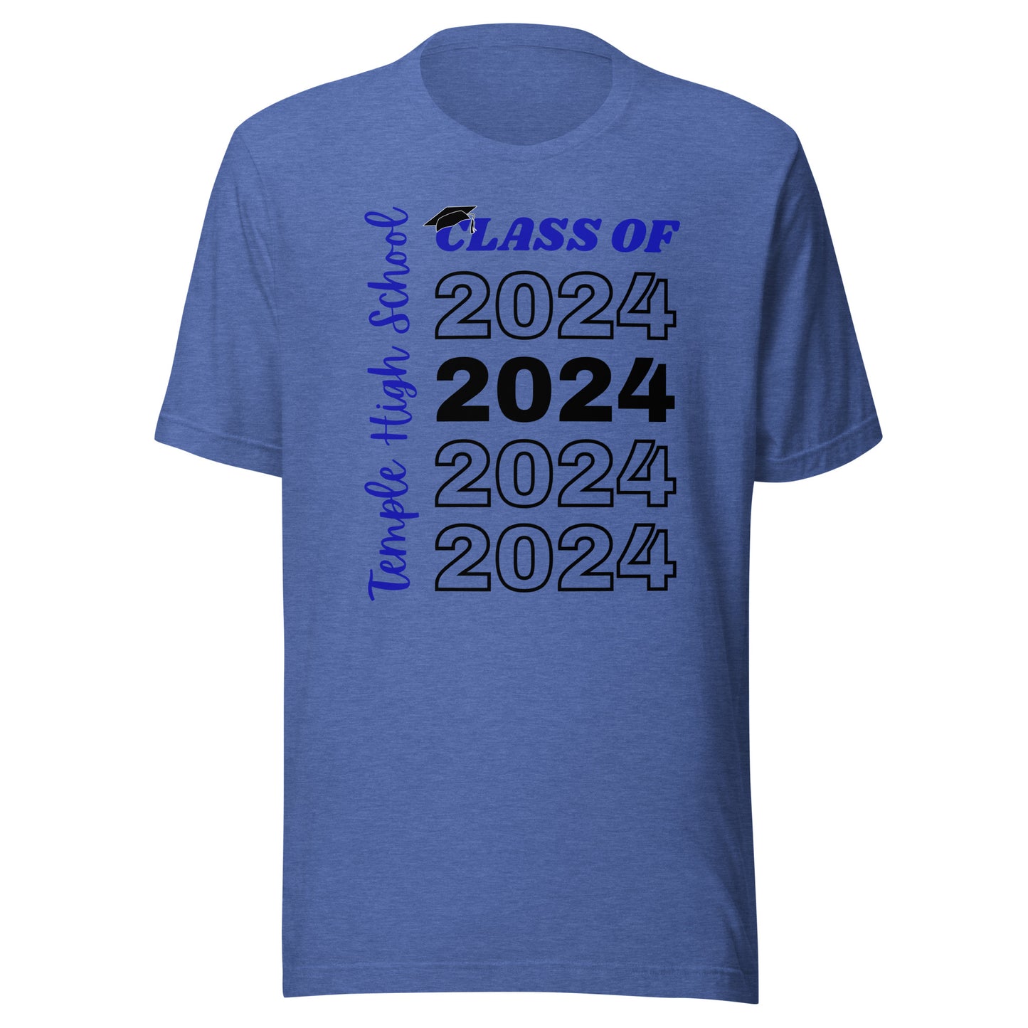 Temple HS Class of 2024 Unisex t-shirt