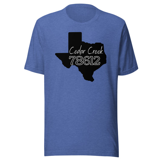 Cedar Creek Zip Unisex t-shirt