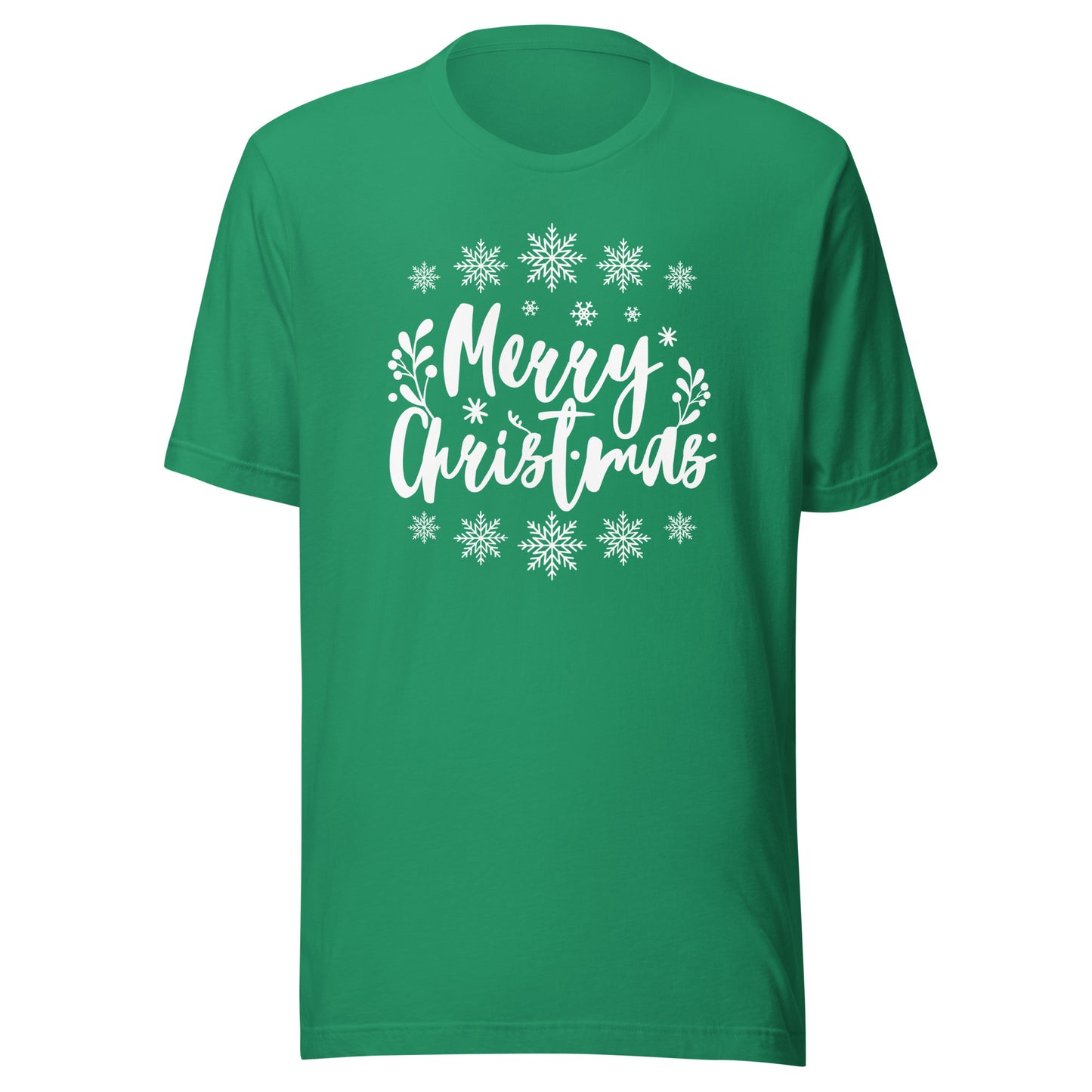 Merry Christmas Snowflake Unisex t-shirt