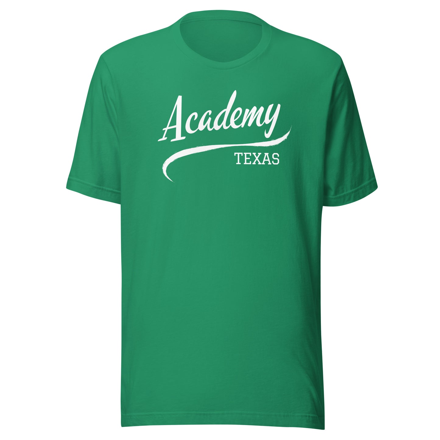 Academy Texas Script Unisex t-shirt