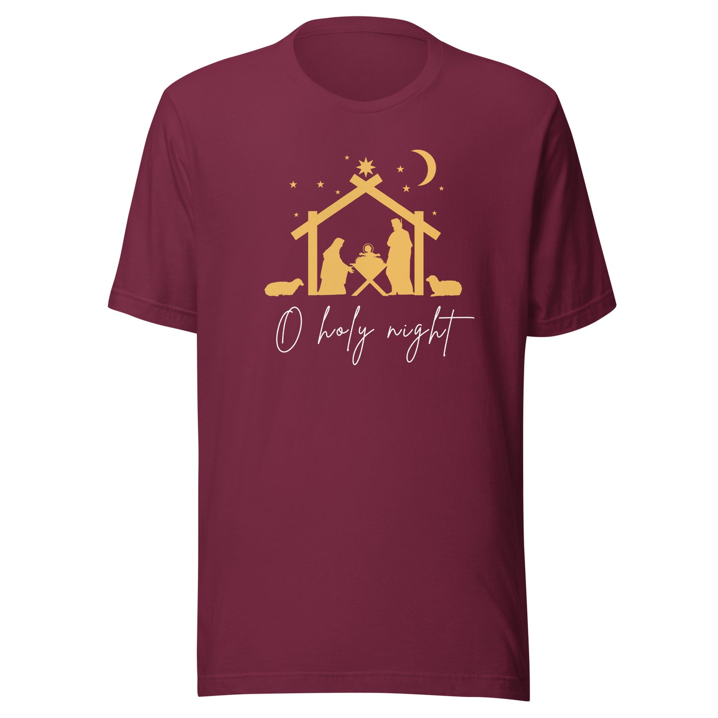 O Holy Night Manger Unisex t-shirt