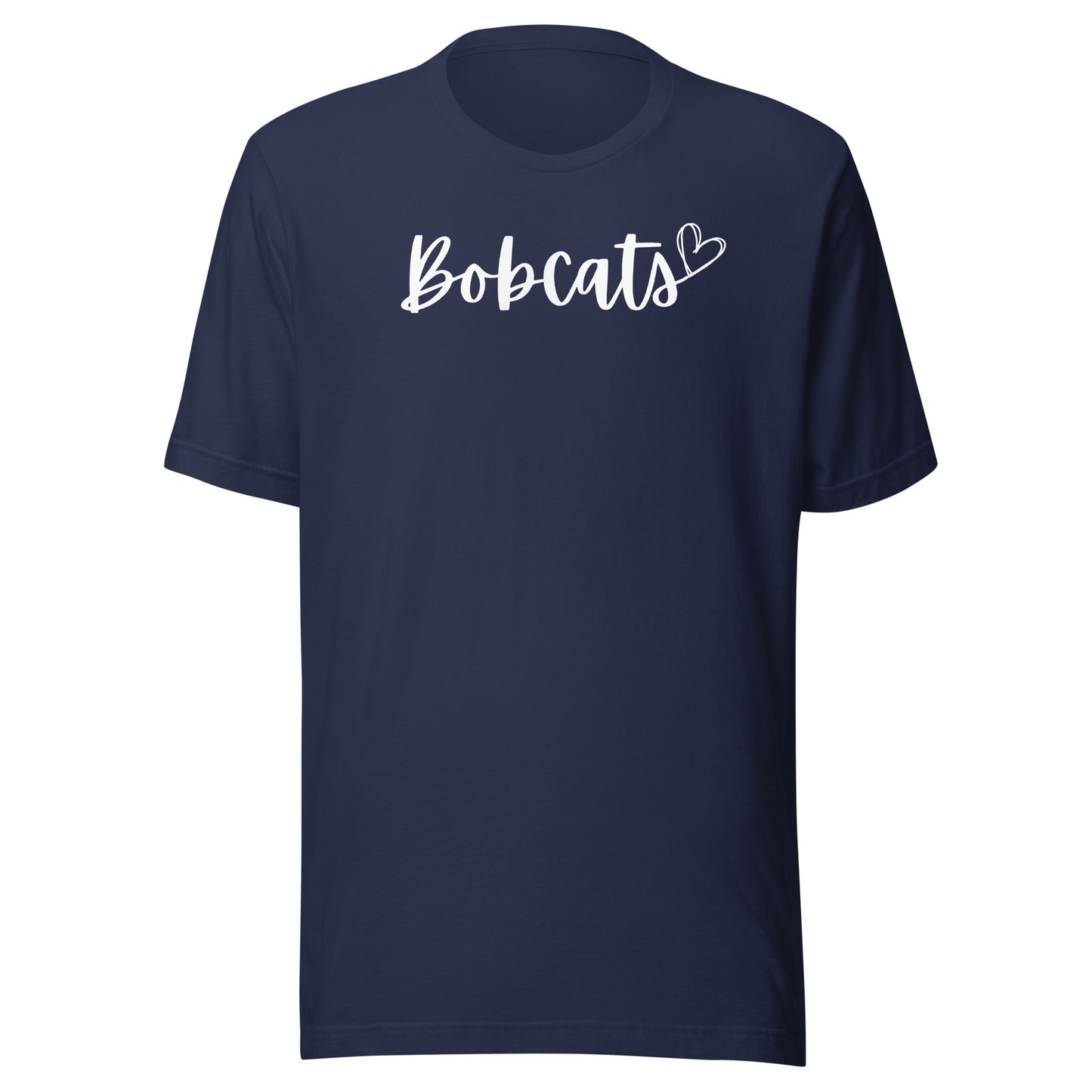 Bobcats Heart Unisex t-shirt