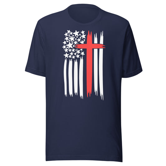 Cross Flag Unisex t-shirt