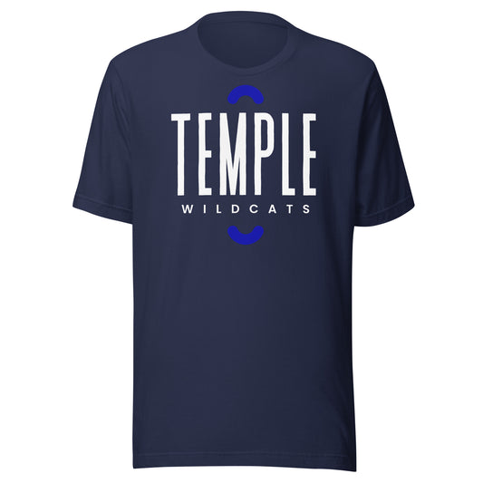 Wildcats Temple Unisex t-shirt