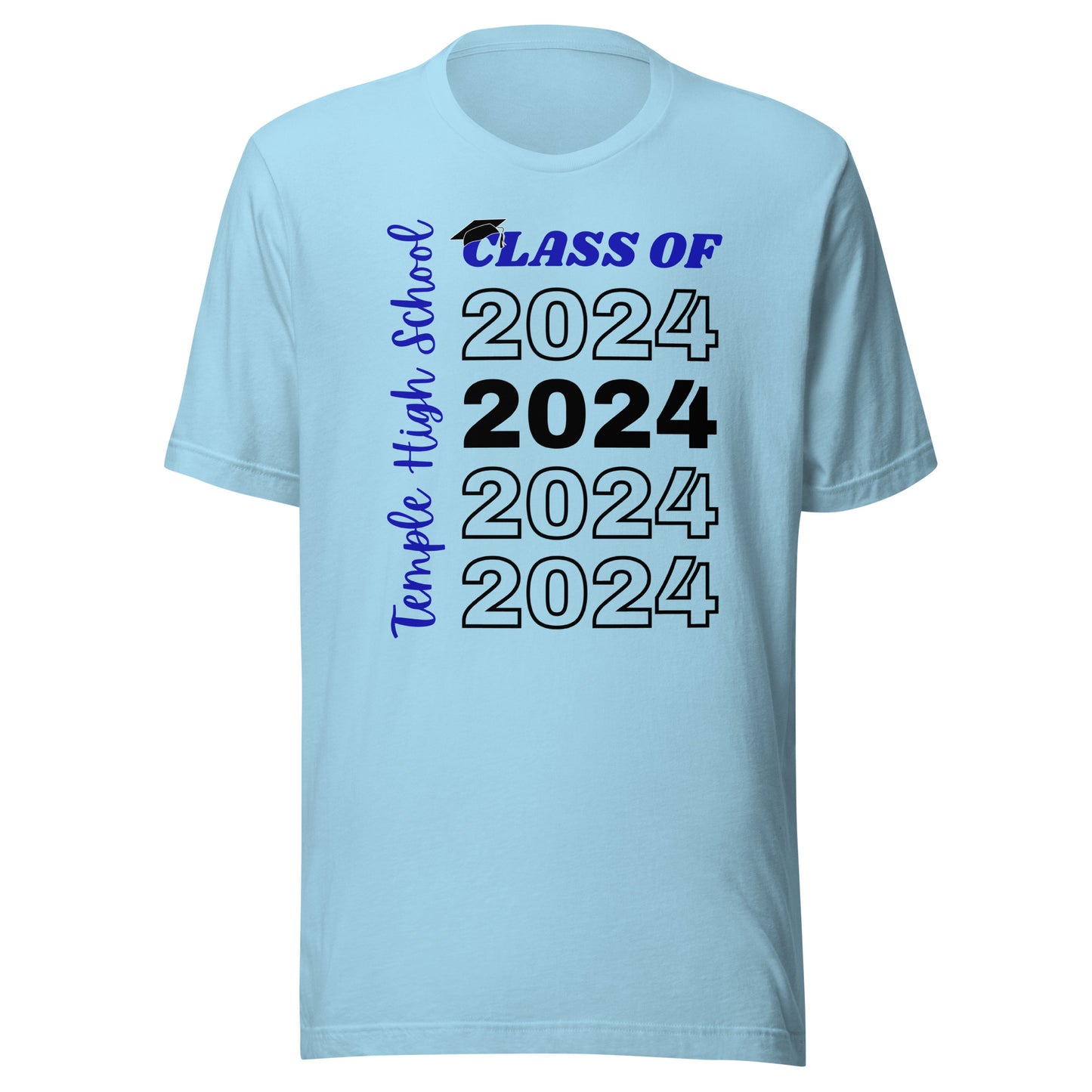 Temple HS Class of 2024 Unisex t-shirt