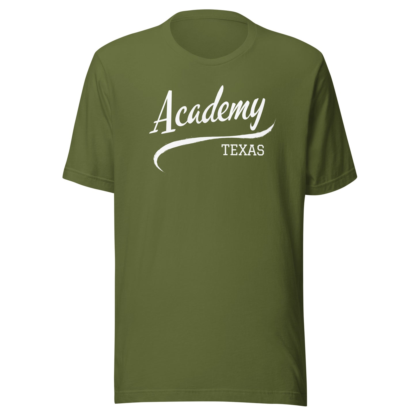 Academy Texas Script Unisex t-shirt