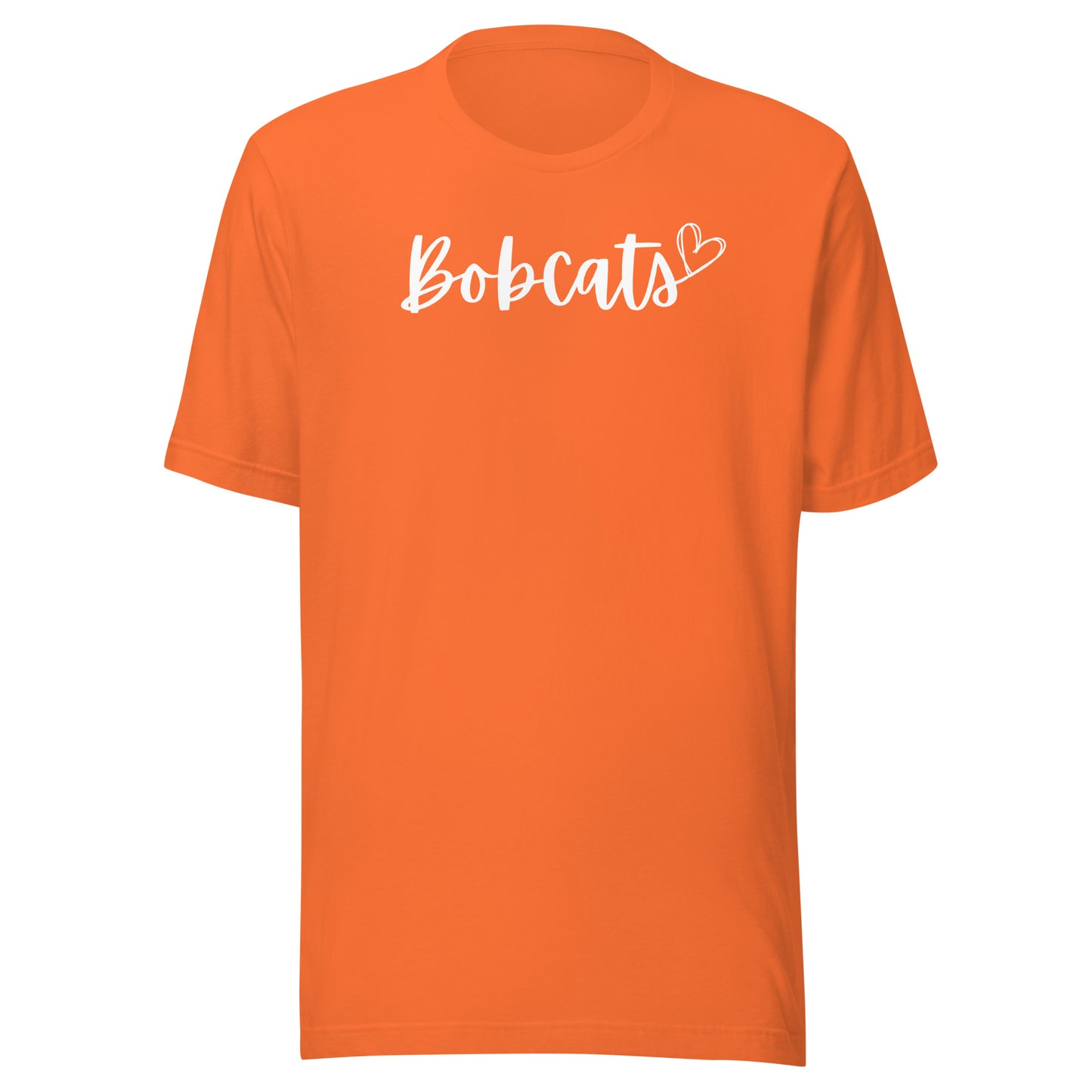 Bobcats Heart Unisex t-shirt