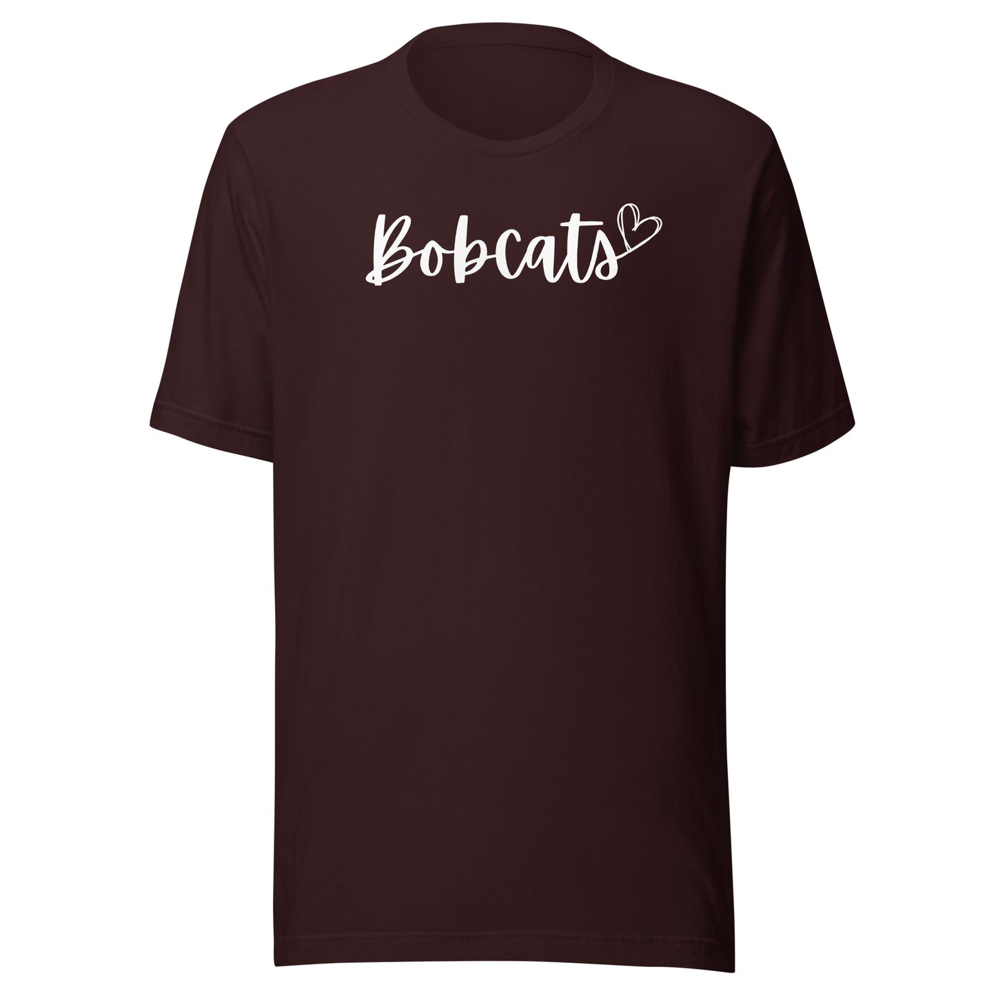 Bobcats Heart Unisex t-shirt