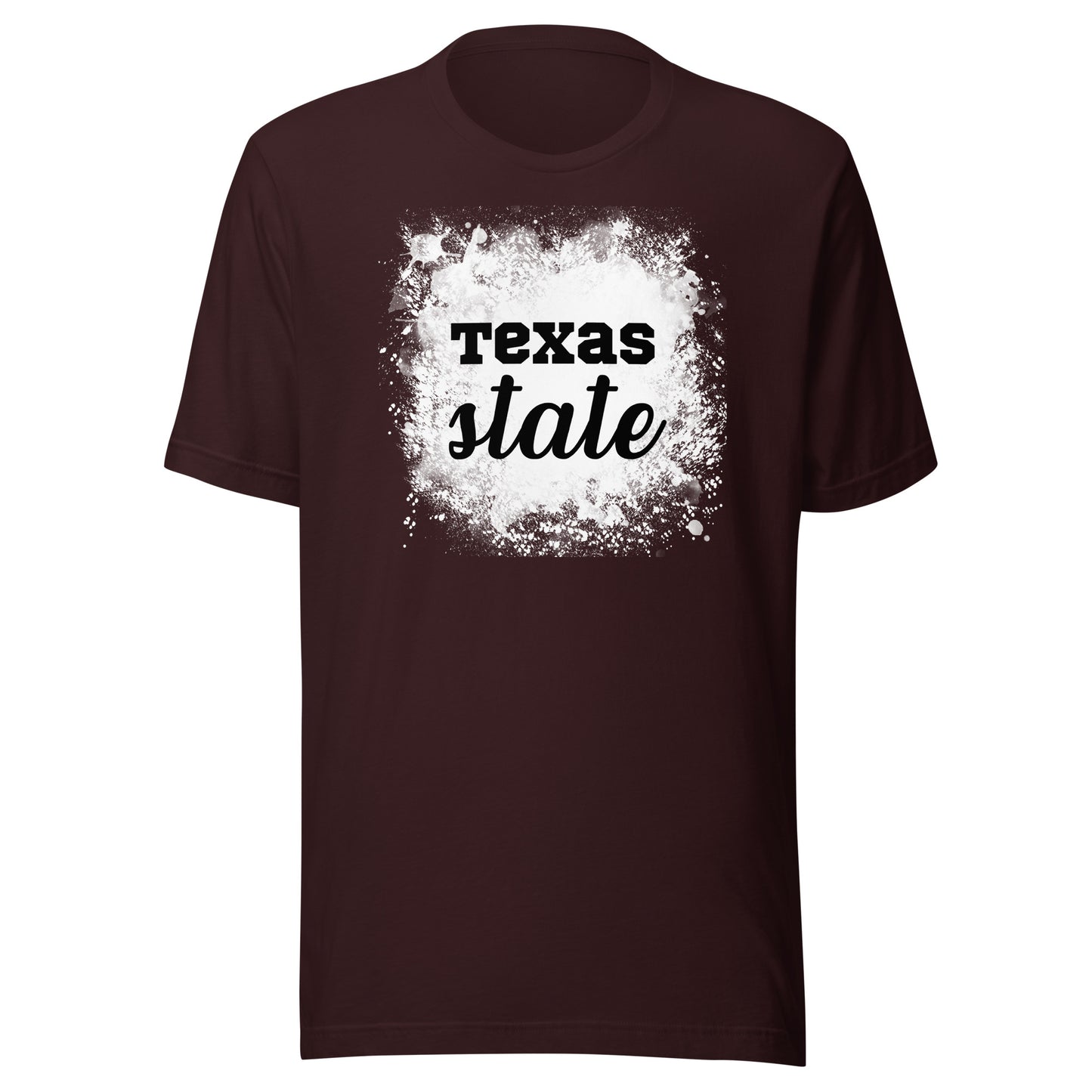 Texas State Bleached Unisex t-shirt