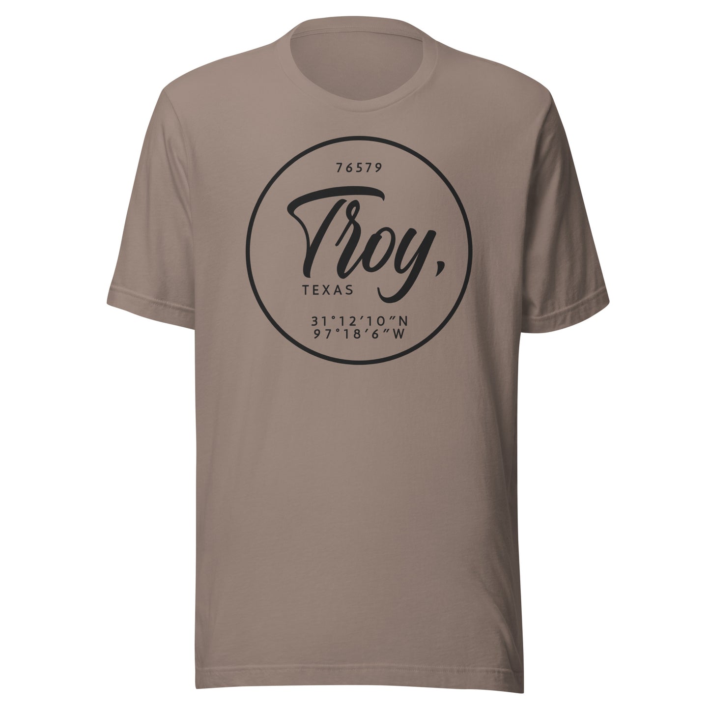 Troy Coordinates Unisex t-shirt