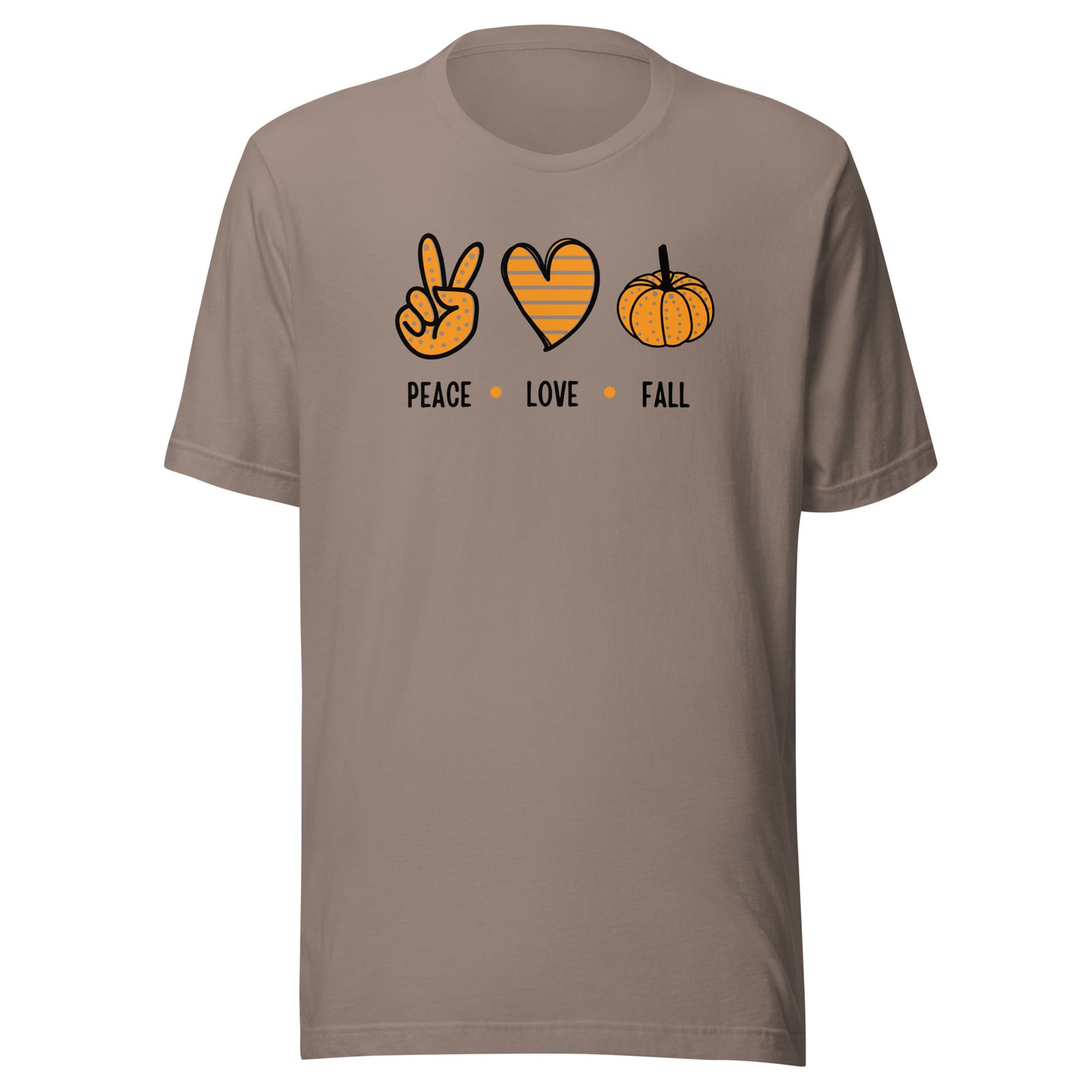 Peace Love Fall Unisex t-shirt