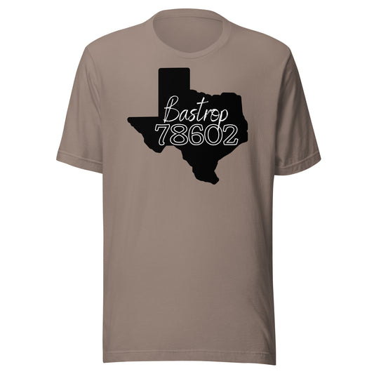 Bastrop Texas Outline Unisex t-shirt