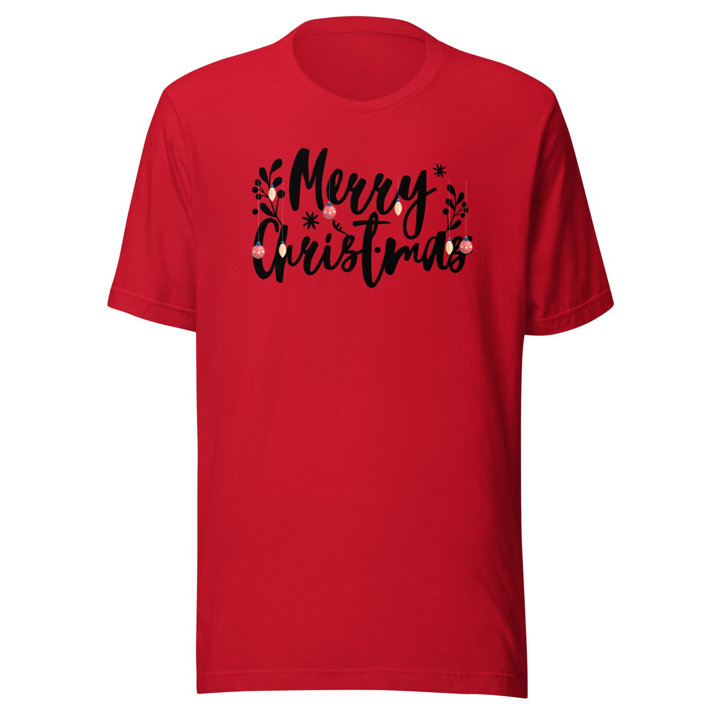 Merry Christmas Ornaments Unisex t-shirt