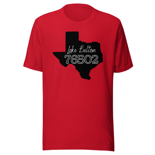 Lake Belton Zip Unisex t-shirt