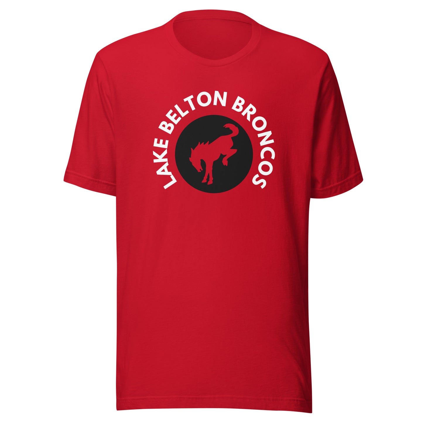 Lake Belton Kicking Broncos Unisex t-shirt