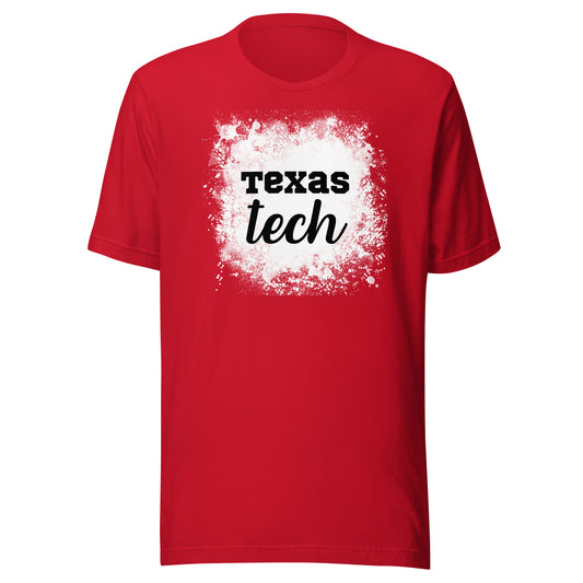 Texas Tech Bleached Unisex t-shirt