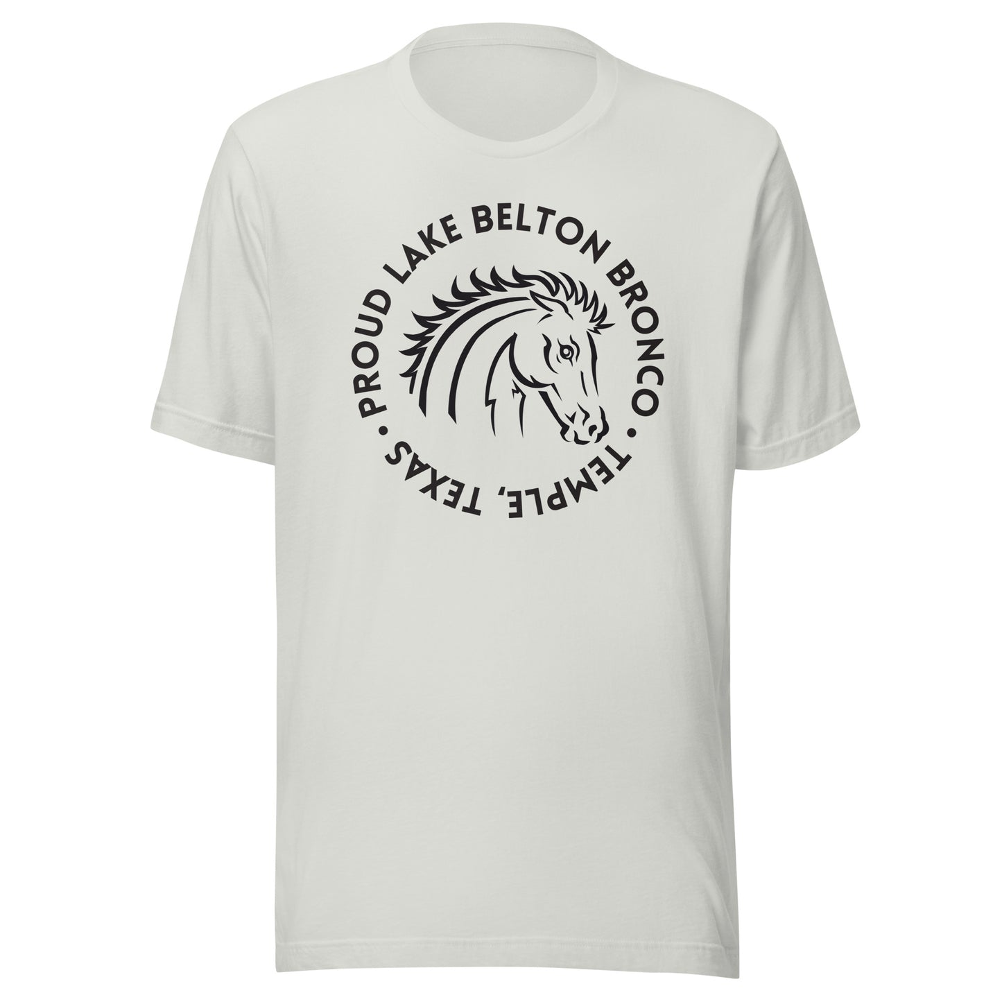 Proud Lake Belton Bronco Unisex t-shirt