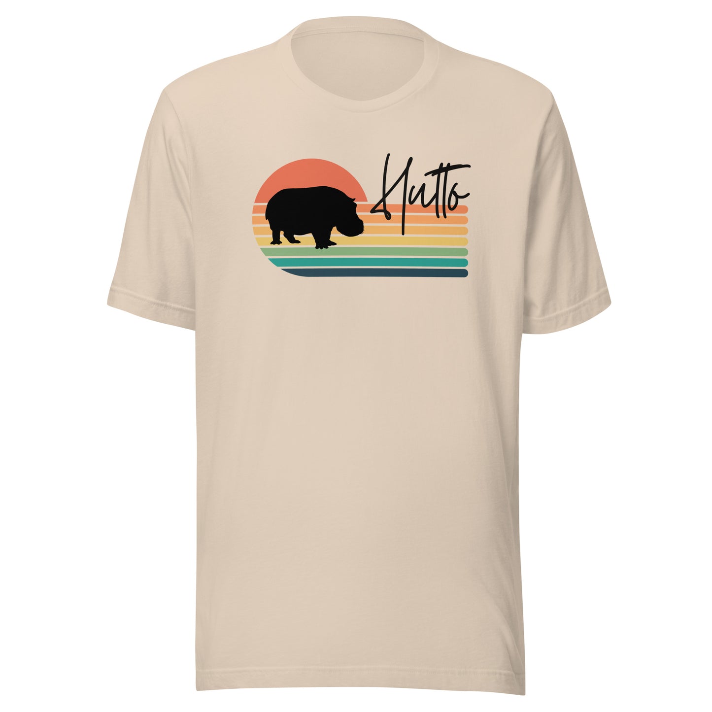 Hutto Hippo Sunset Unisex t-shirt