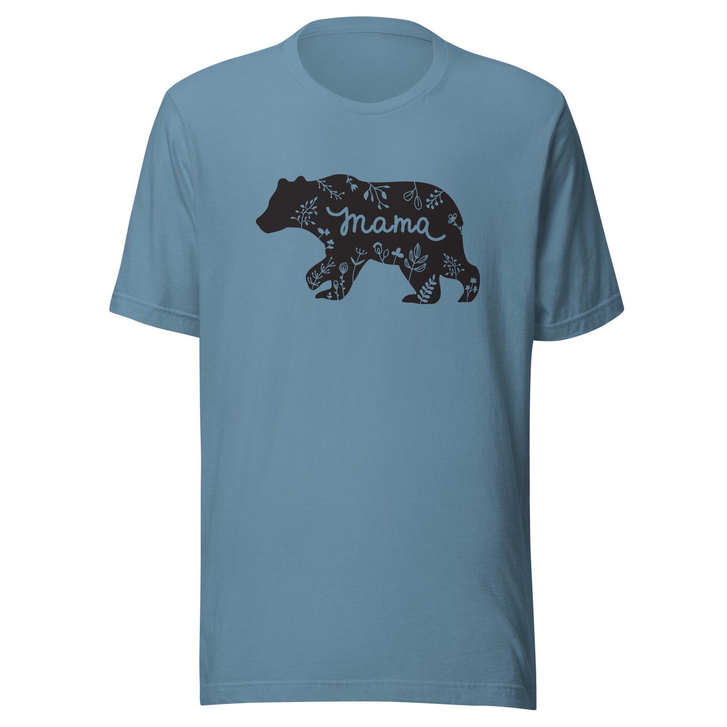 Mama Floral Bear Unisex t-shirt