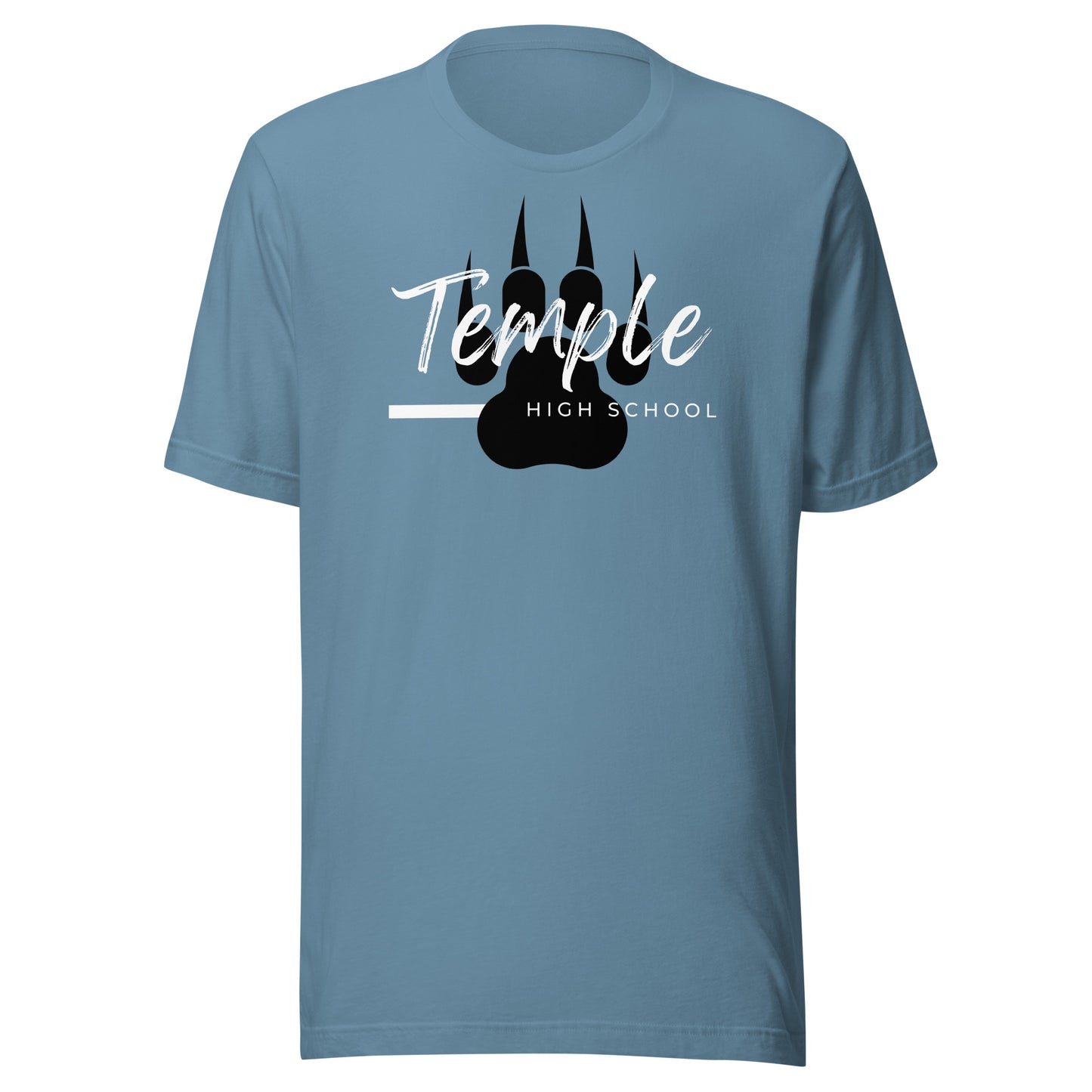 Temple HS Paw Unisex t-shirt