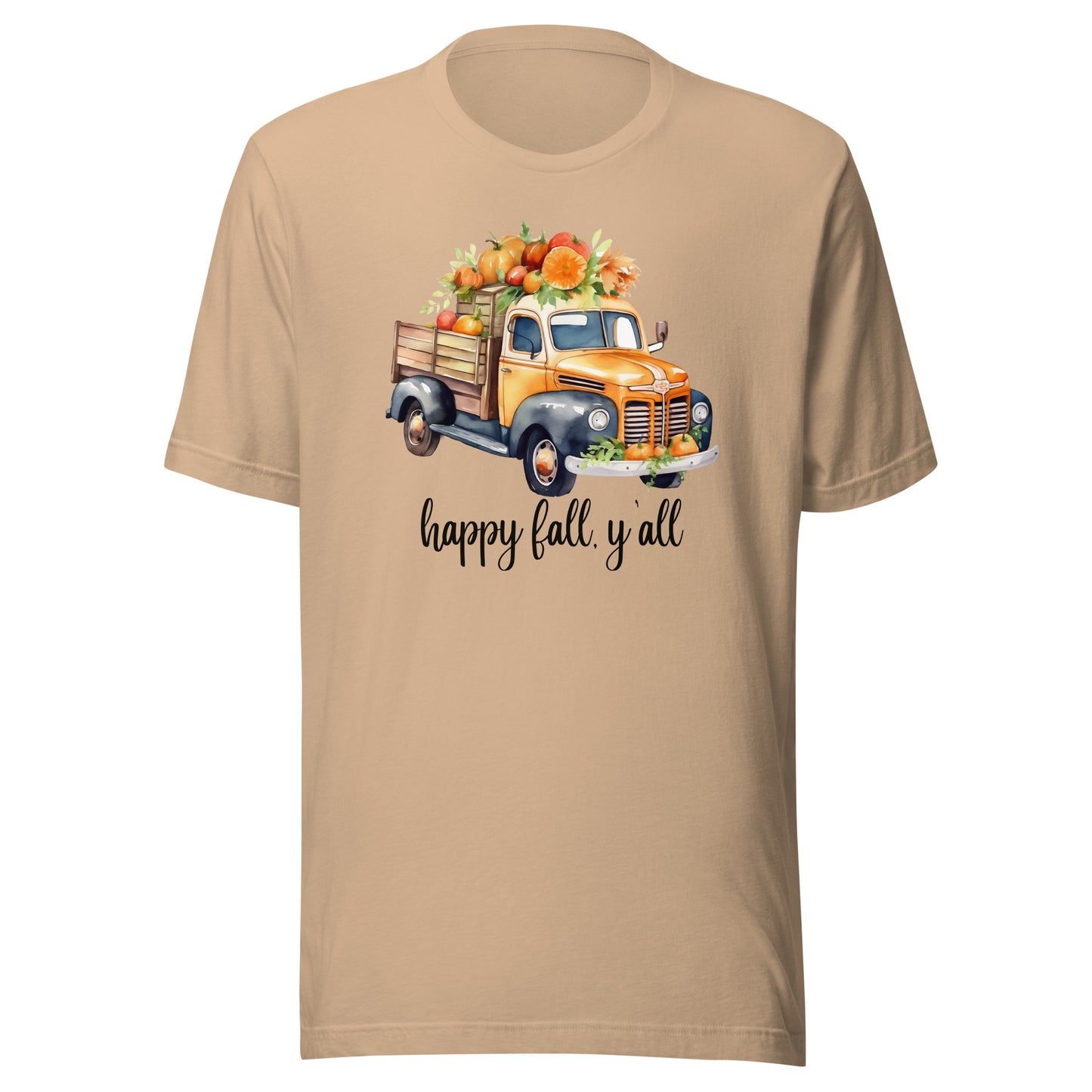 Truck Happy Fall, Y'all Unisex t-shirt