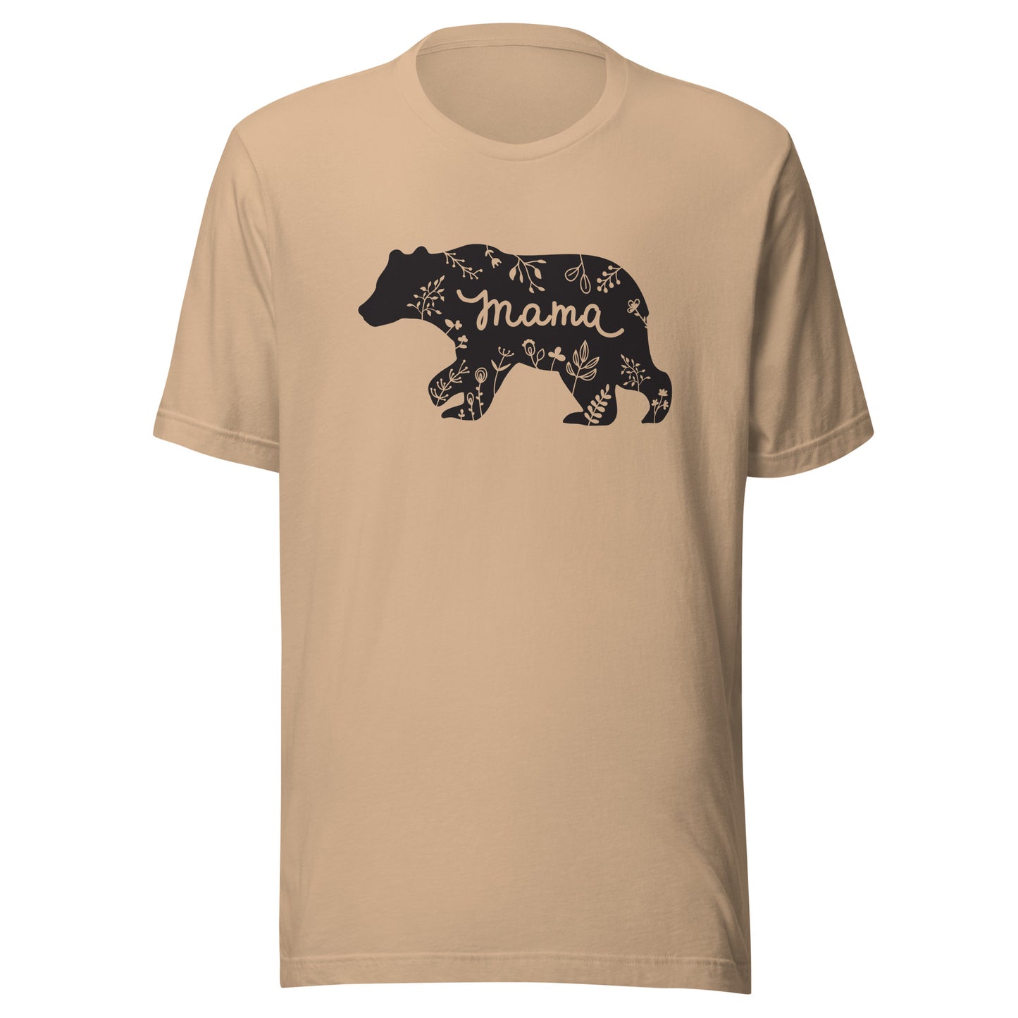 Mama Floral Bear Unisex t-shirt