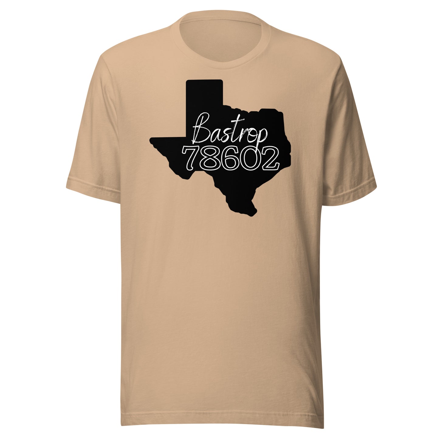 Bastrop Texas Outline Unisex t-shirt