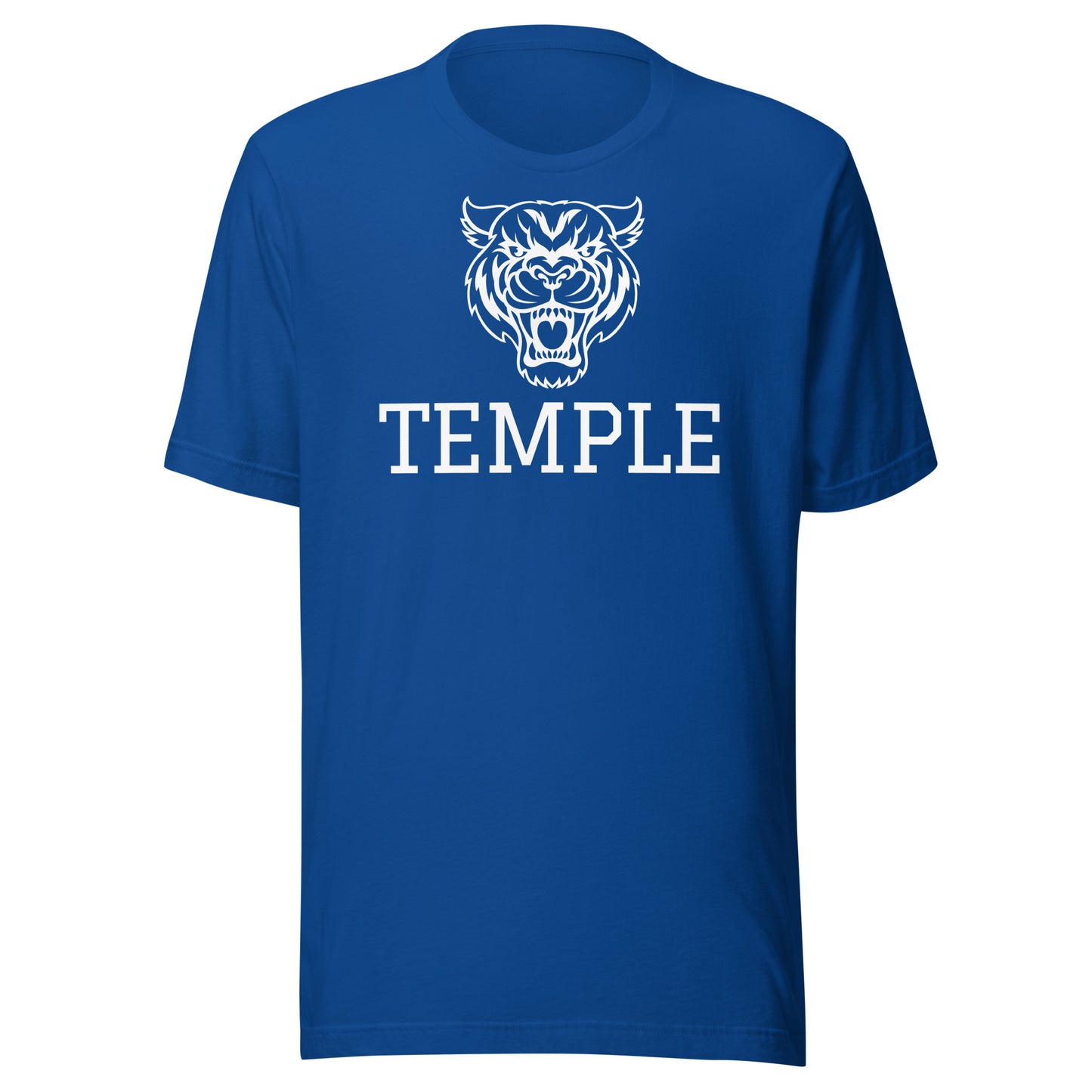 Temple Wildcat Head Unisex t-shirt