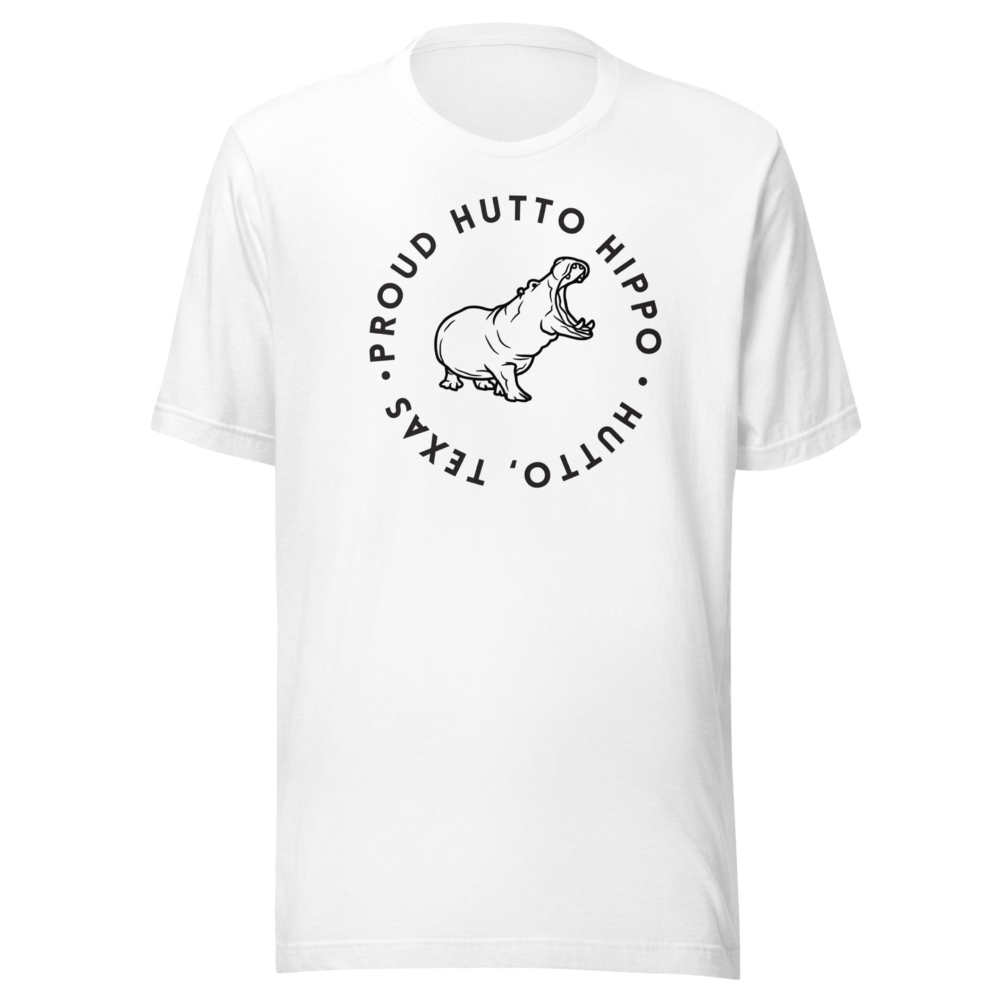 Proud Hutto Hippo Unisex t-shirt