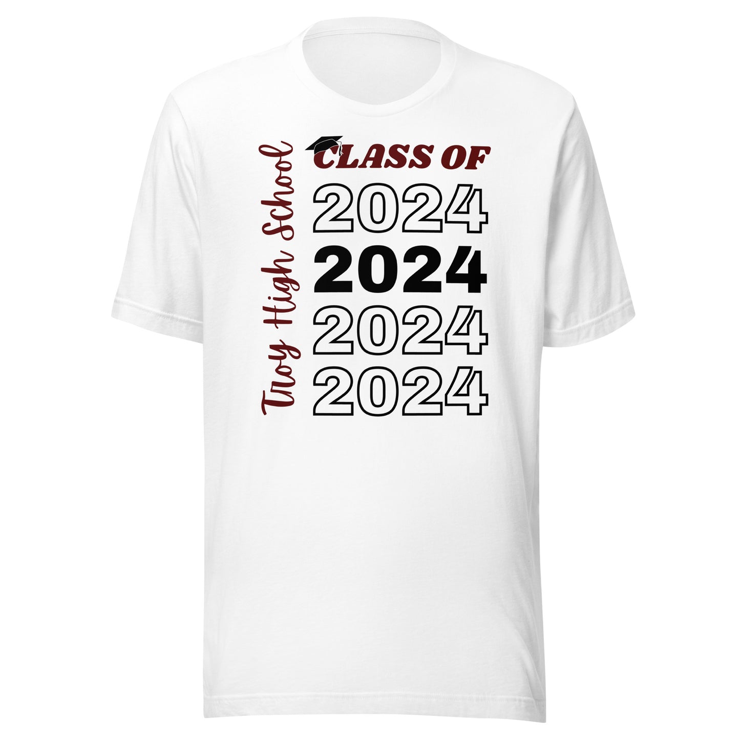 Troy HS Class of 2024 Unisex t-shirt