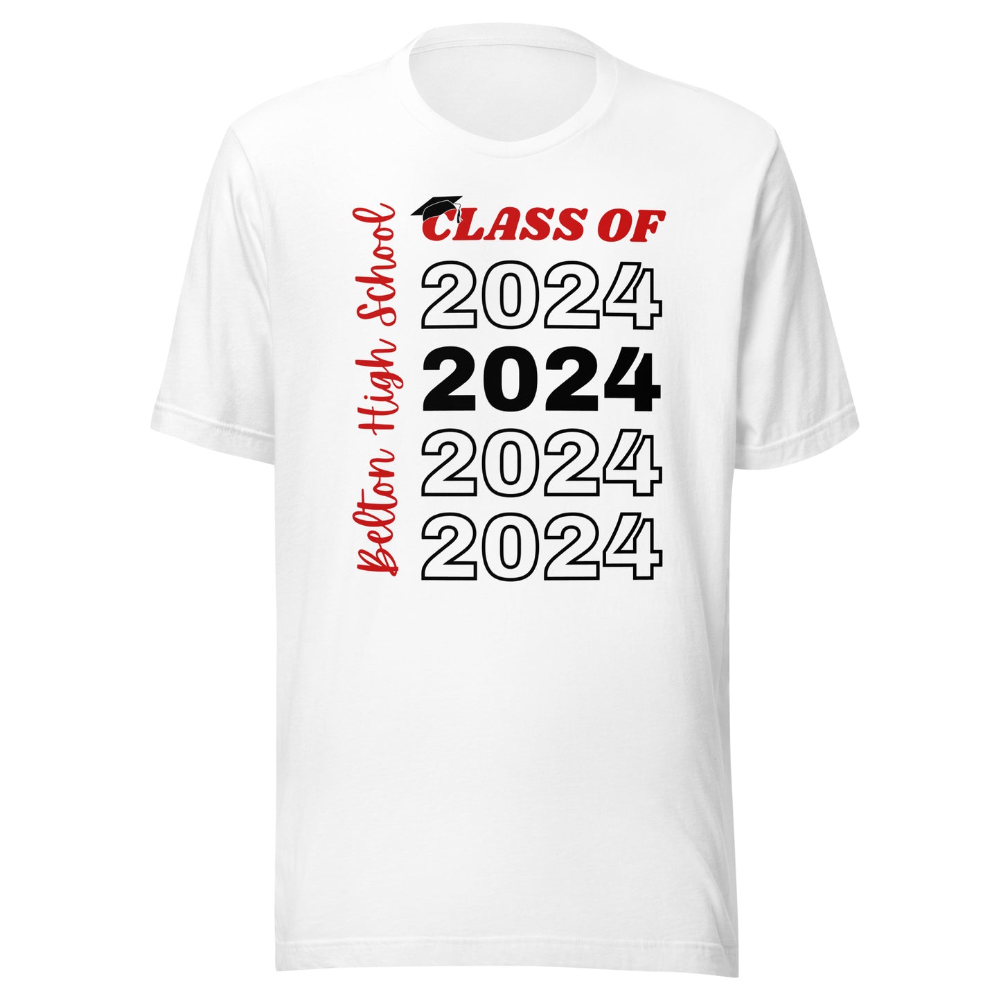 Belton HS Class of 2024 Unisex t-shirt