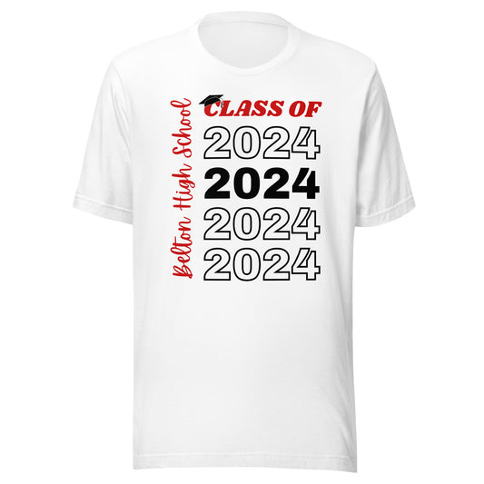 Belton HS Class of 2024 Unisex t-shirt