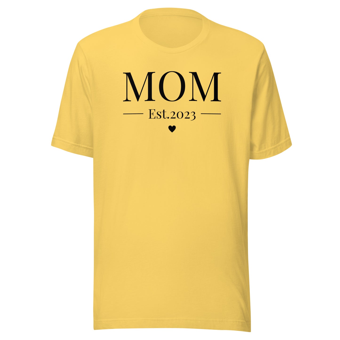 Mom Est. 2023 Unisex t-shirt