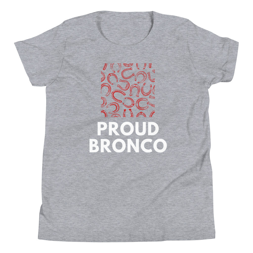 Proud Bronco Youth Short Sleeve T-Shirt