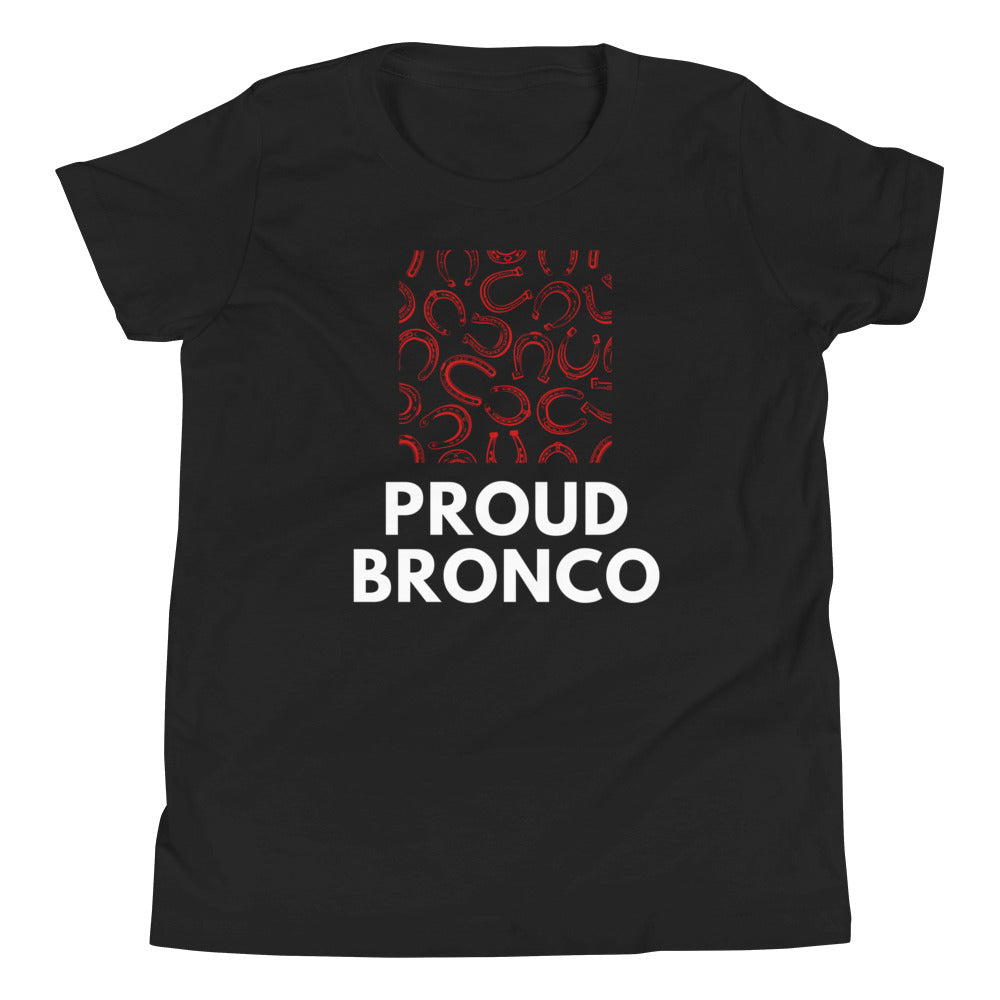 Proud Bronco Youth Short Sleeve T-Shirt