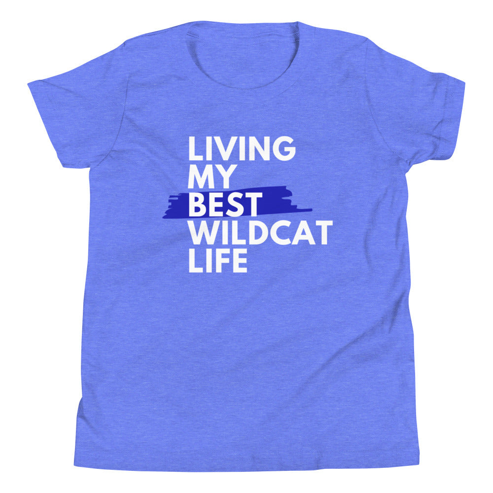 Living My Best Wildcat Life Youth Short Sleeve T-Shirt